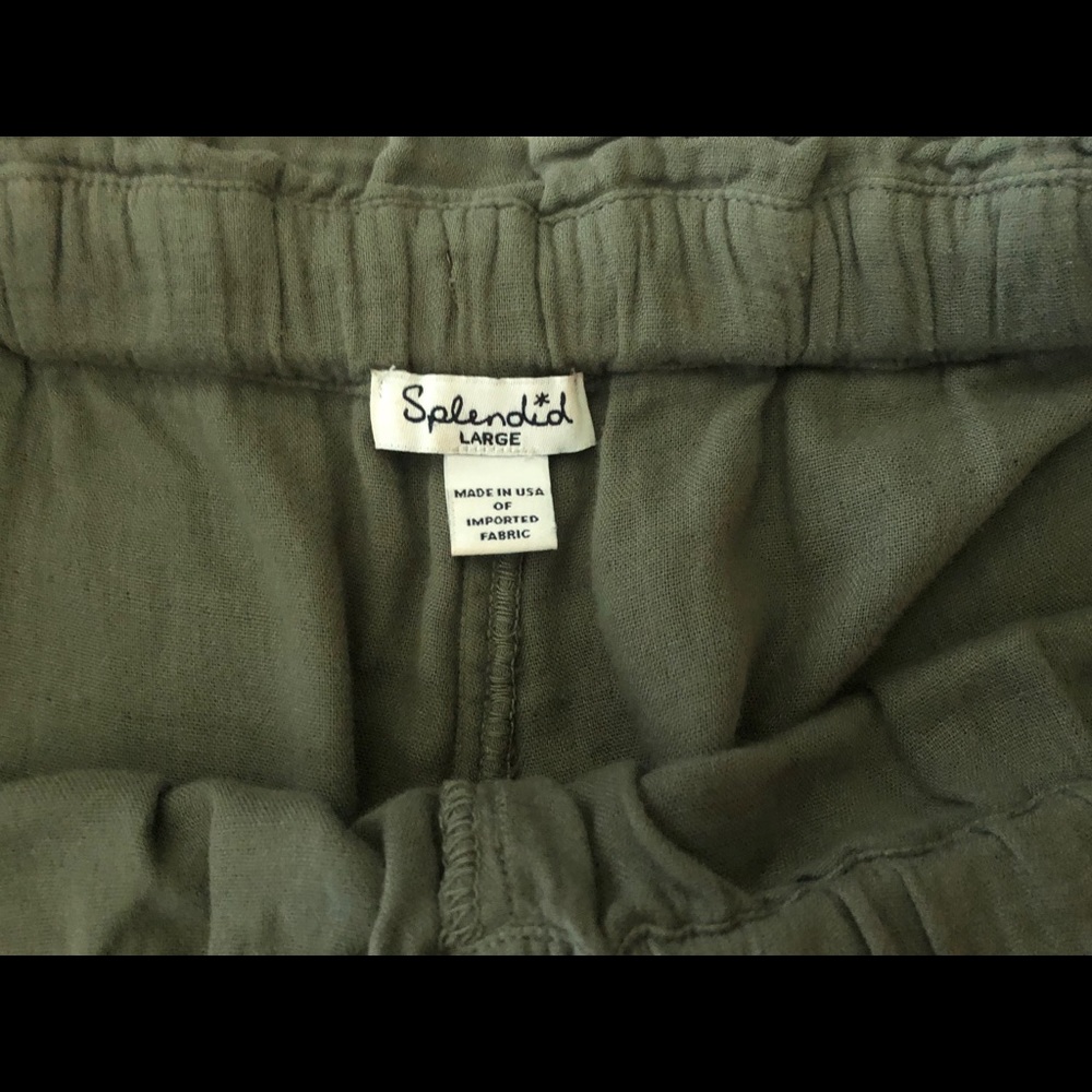 🔥FINAL PRICE🔥 Splendid double cloth shorts Sz. L - Picture 3 of 7